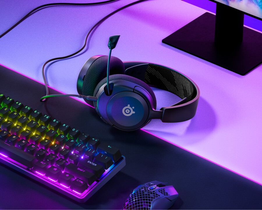 arctis nova 1 - svart